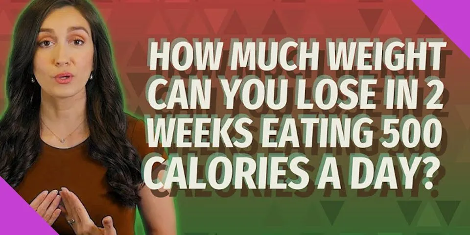 Can I lose weight on 500 calories a day?