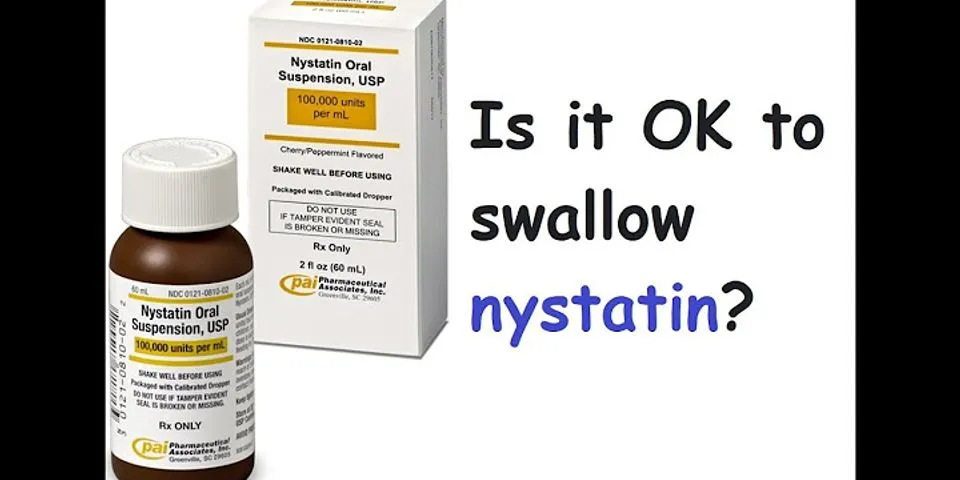 How do you apply nystatin to a babys mouth?