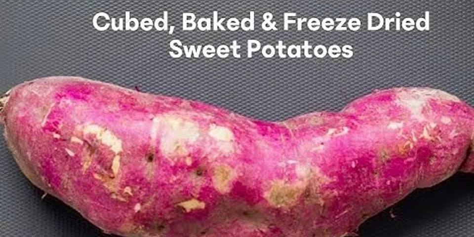 How do you defrost frozen sweet potatoes?