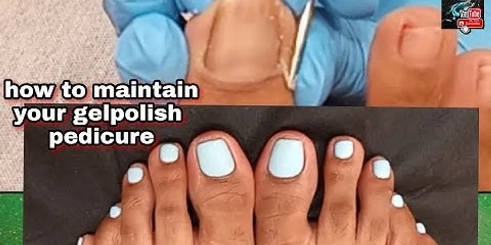 How long to dry pedicure