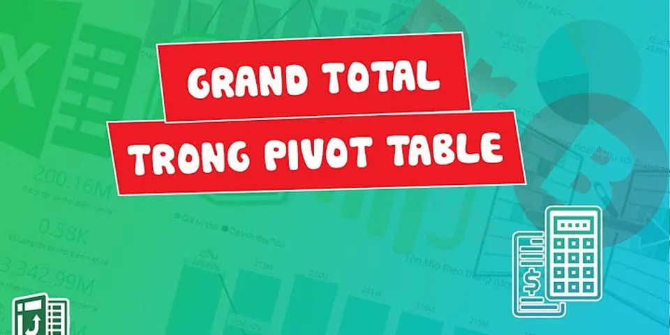 How to add 2 grand total in pivot table