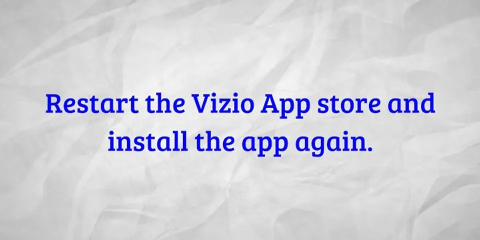 How to delete apps on VIZIO Smartcast TV 2021