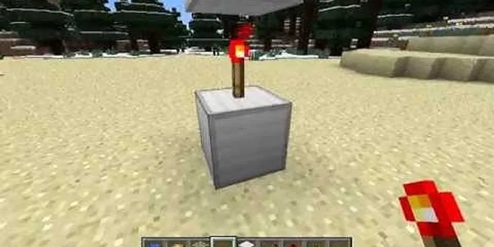 How to invert redstone torch