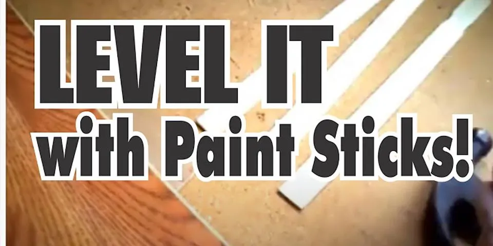How to level plywood subfloor for laminate