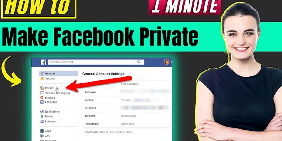 How to make account private on Facebook