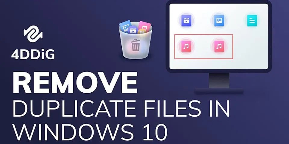 How to remove duplicate files in Windows 8