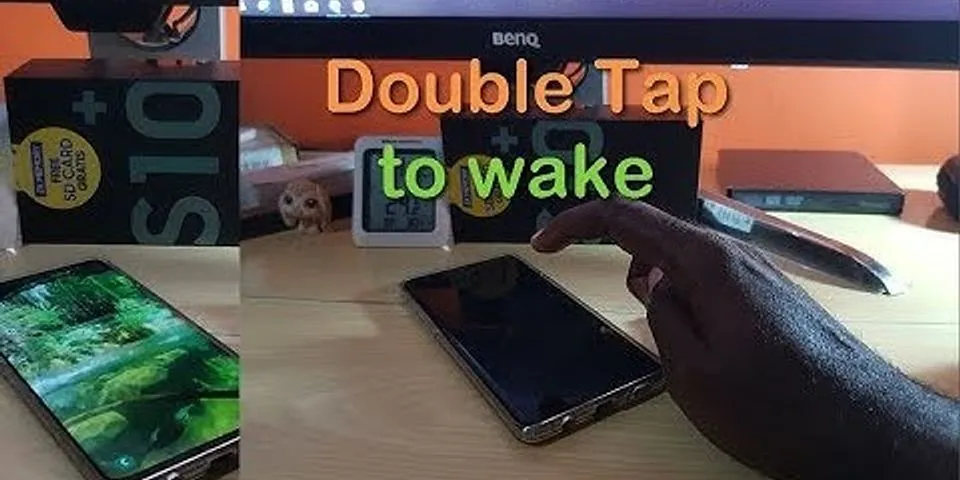 How to turn off double tap on Samsung S10