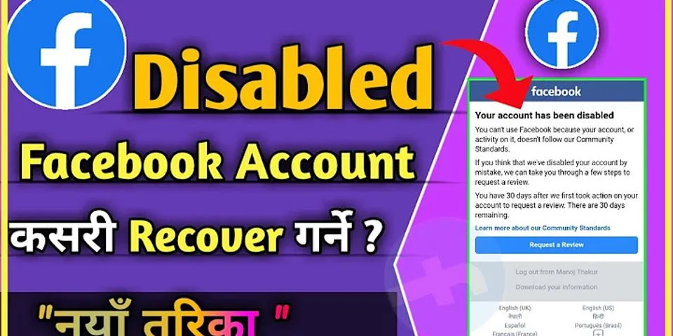 If my Facebook account is disabled can I make a new one