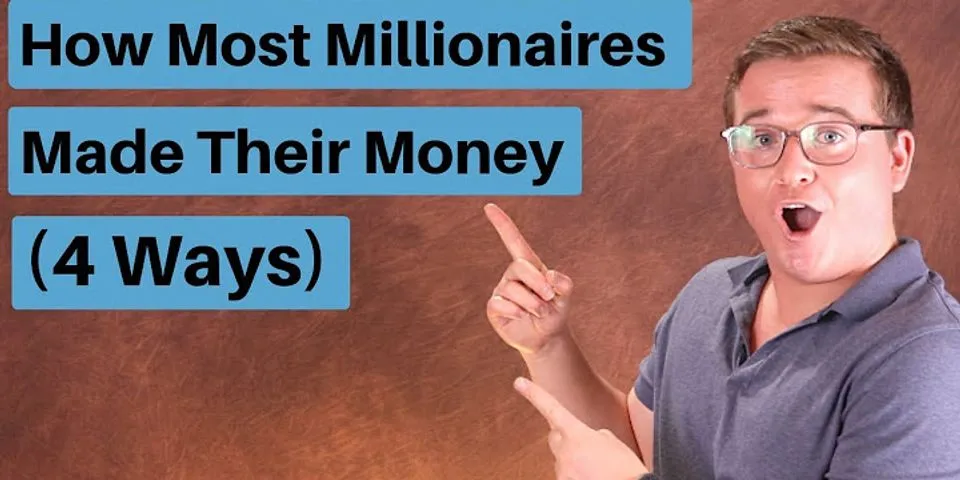 What do most millionaires do for a living