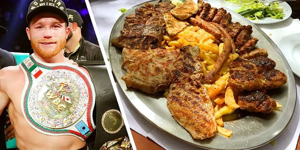 What does Canelo eat after weigh-in