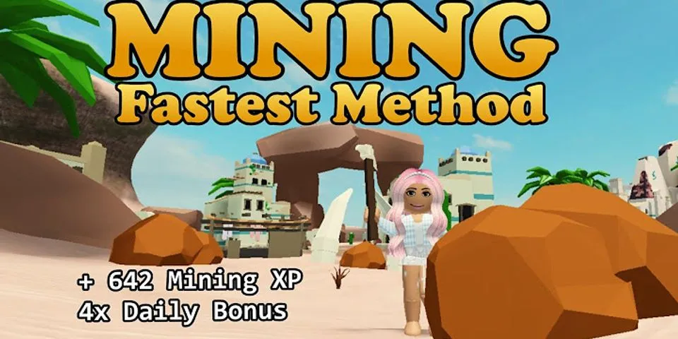What is the fastest way to level up a mining in the island?