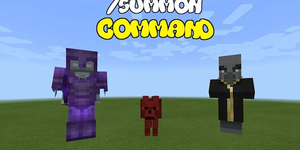 What Is The Summon Command In Minecraft