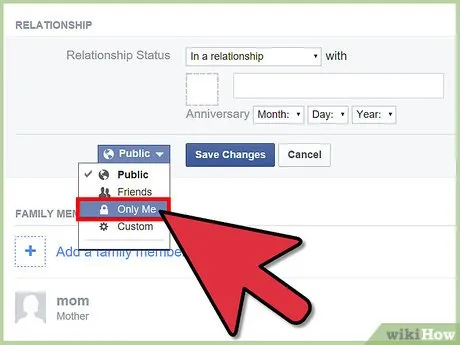 Image titled End a Relationship on Facebook Step 3